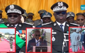 VIDEO - M. Sidiki Kaba, Ministre des Forces armées à la cérémonie d'installation du nouveau CEMGA au camps Dial Diop
