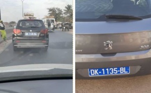 Photos: Incroyable, 2 véhicules différents avec le même numéro d’immatriculation