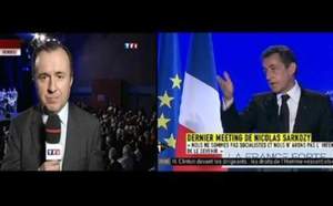Sarkozy admoneste en direct un journaliste de TF1