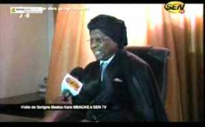 Visite de Serigne Modou Kara Mbacke a Sen Tv
