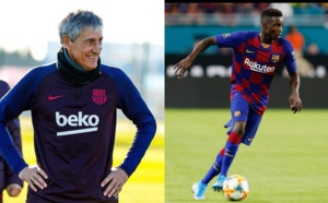 Fc Barcelone: Le nouveau coach Quique Setién interpellé sur le cas Moussa Wagué