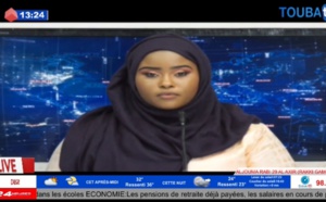PHOTOS -  Ndèye Lissa Cissokho,  la nouvelle présentatrice du JT  de 13 heures de la télévision Touba TV