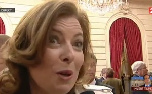 Valérie Trierweiler, compagne de François Hollande, "heureuse et épanouie"