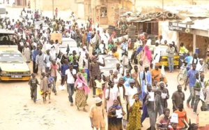 Kaolack: marche de colère des talibés niassène après le meurtre de Mohammed Cissé