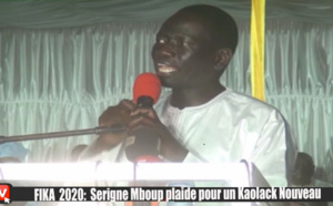 VIDEO - FIKA 2020 - Serigne Mboup plaide pour un Kaolack nouveau !