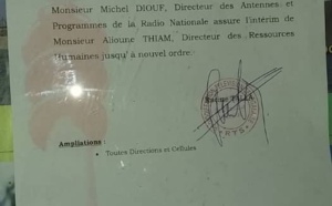 RTS: Racine Talla cède à la pression du personnel et limoge le DRH