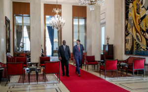PHOTOS - Les temps forts de la rencontre entre Macky Sall et Justin Trudeau au Palais 