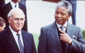 Fréderic de Klerk fait son mea-culpa sur l'apartheid en Afrique du Sud