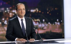 François Hollande dit merci à Laurence Ferrari