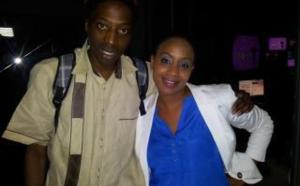 Sarah Cissé avec le rappeur Neega Mass