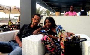 Maxim de Nostalgie en compagnie de Iman de Channel à Dakar
