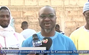Allé Thiam, opérateur économique dans la Commune de Ndiagne, salue les gestes de Serigne....