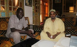 Fadel Mbacké administrateur du site assirou.net avec Ahmed Khalifa Niass: En feeling tournage de sa nouvelle émission (ON PARLE DE TOUT)