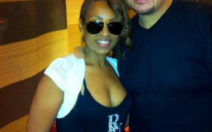 Viviane Chidid en compagnie de Fat Joe à Bata