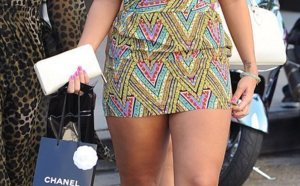 Amber Rose portant un tissu wax !