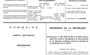 COVID-19/PRESERVATION DES EMPLOIS: Ce que dit l’ordonnance de Macky Sall