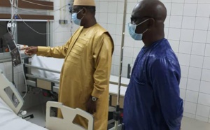 Visite surprise du President Macky Sall au CET de l’Hôpital Idrissa Pouye de Grand-Yoff (Photo)
