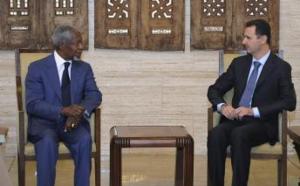 Syrie : Kofi Annan et Bachar el-Assad d'accord sur une «approche» de sortie de crise