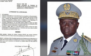 Gestion du fonds de lutte contre le Covid-19: Le général François Ndiaye désigné à sa tête