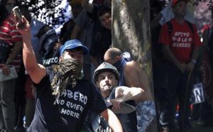 Affrontements sur fond d'austérité à Madrid