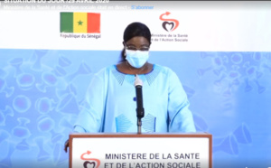 Point Covid-19 du mercredi 29 avril 2020: Le Sénégal enregistre 59 nouveaux cas,19 malades guéris et 2 cas graves