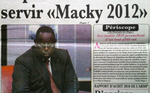 A la Une du Journal L'Office du 26 Juillet