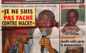 A la Une du Journal La Tribune du 27 Juillet