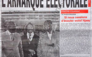 A la Une du Journal Sud Quotidien du 27 Juillet