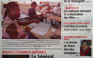 A la Une du Journal le Soleil du 28 Juillet