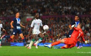 PHOTOS - JO - Foot : Des images du but sénégalais