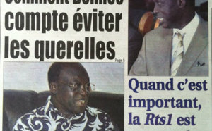 A la Une du Journal Walf Grand Place du 30 Juillet