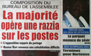 A la Une du Journal Walfadjri du 31 Juillet