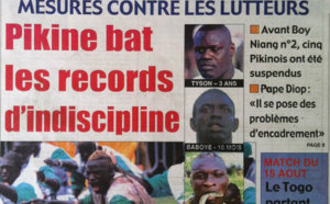 A la Une du Journal Walf Sports du 31 Juillet