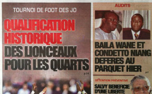A la Une du Journal Direct Info du 02 Août
