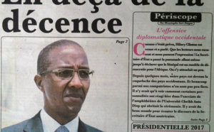 A la Une du Journal L'Office du 02 Août