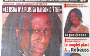 A la Une du Journal La Tribune du 03 Août