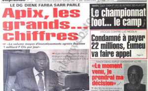 A la Une du Journal Le Populaire du 02 Août