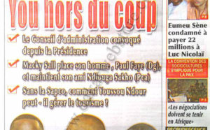 A la Une du Journal Li Khew du 03 Août