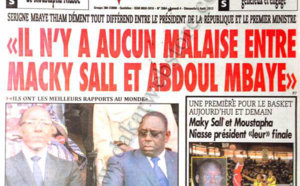 A la Une du Journal L'As du 04 Août
