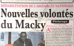 A la Une du Journal L'Office du 04 Août