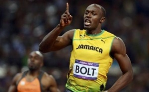 Le Jamaïcain Usain Bolt champion olympique du 100 m en 9''63