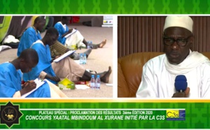 VIDEO: Proclamation des résultats du concours "Yaatal Mbindum Alquran" - El Hadj Serigne Seck, Pdg C3S