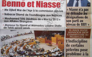 A la Une du Journal Rewmi du 06 Août