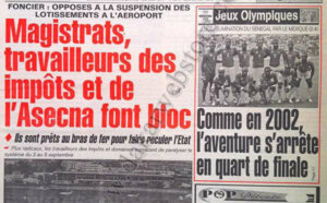 A la Une du Journal Le Populaire du 06 Août