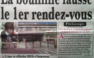A la Une du Journal L'Office du 07 Août