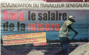 A la Une du Journal Walfadjri du 08 Août