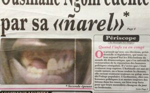 A la Une du Journal L'Office du 08 Août
