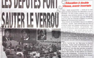 A la Une du Journal Sud Quotidien du 09 Août