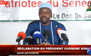 « En allant au Palais, on ne s’attendait à rien de sérieux » dixit Ousmane Sonko