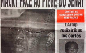 A la Une du Journal Sud Quotidien du 10 Août